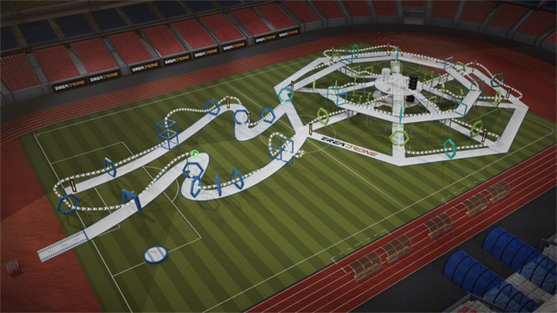 2024世界無人機錦標(biāo)賽賽道示意圖