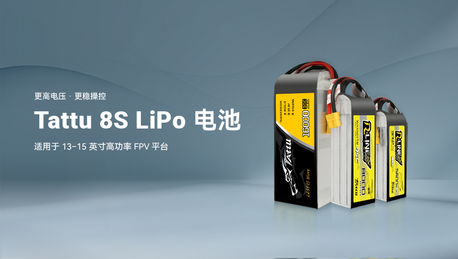 Tattu 8S LiPo 電池