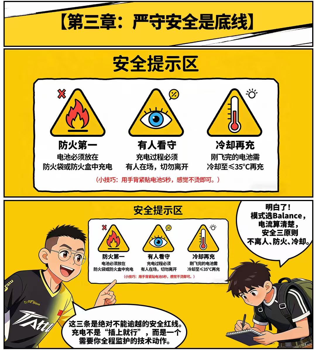 穿越機電池充電養(yǎng)護指南-嚴守安全